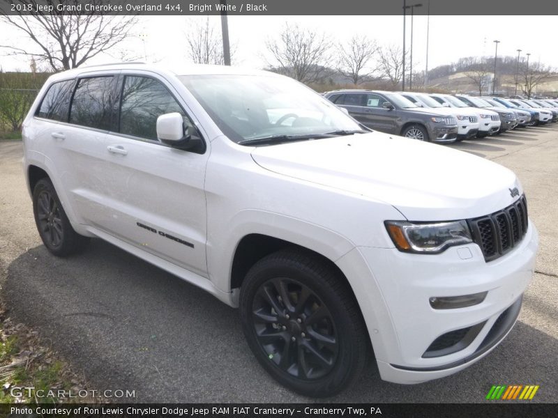 Bright White / Black 2018 Jeep Grand Cherokee Overland 4x4