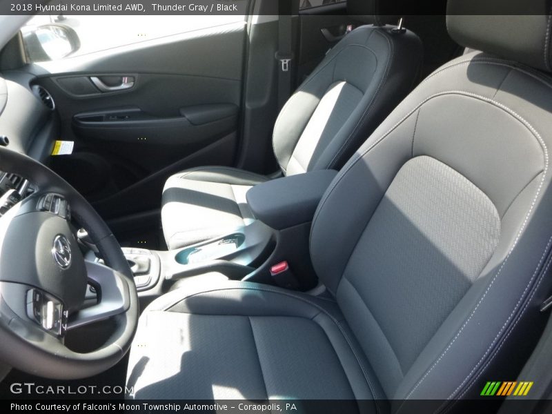 Thunder Gray / Black 2018 Hyundai Kona Limited AWD