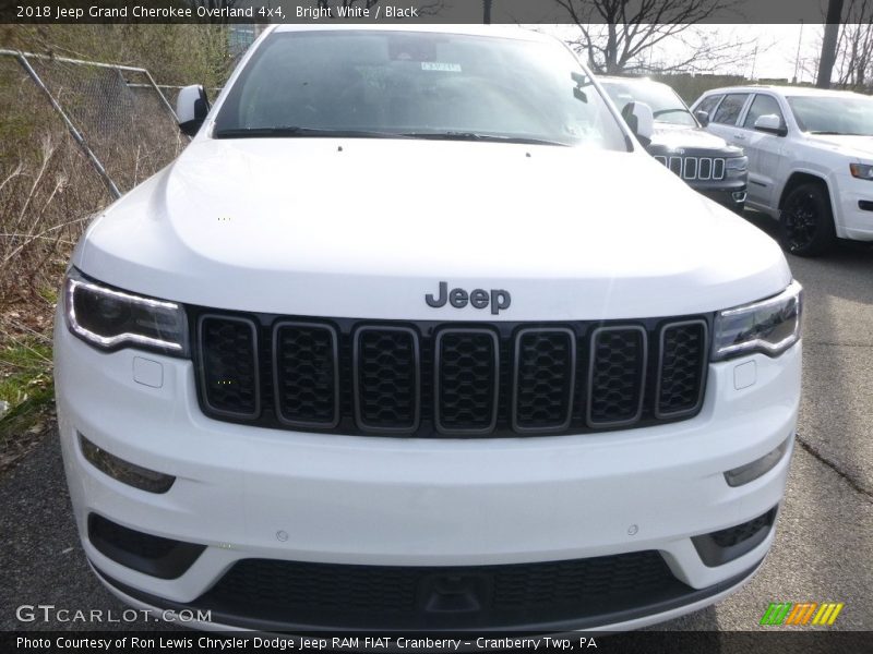Bright White / Black 2018 Jeep Grand Cherokee Overland 4x4