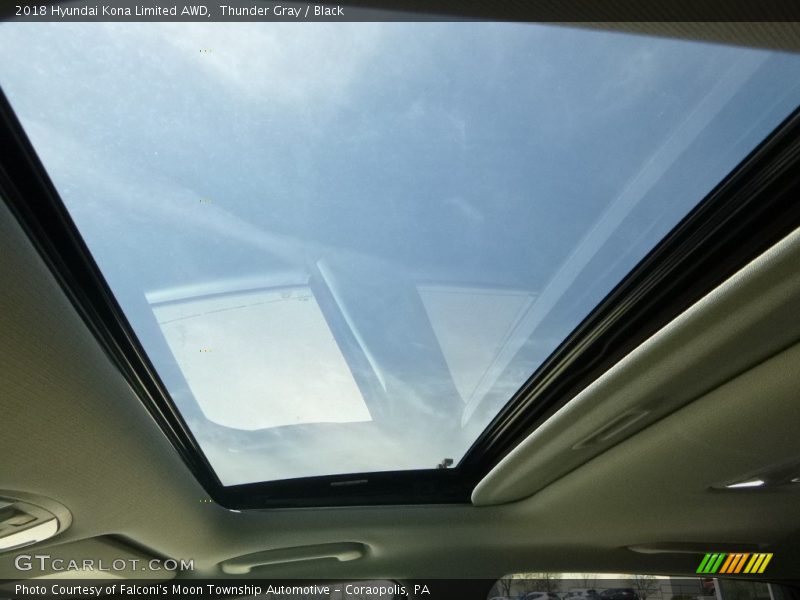 Thunder Gray / Black 2018 Hyundai Kona Limited AWD