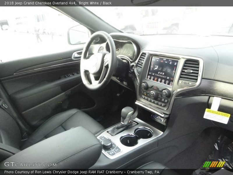 Bright White / Black 2018 Jeep Grand Cherokee Overland 4x4