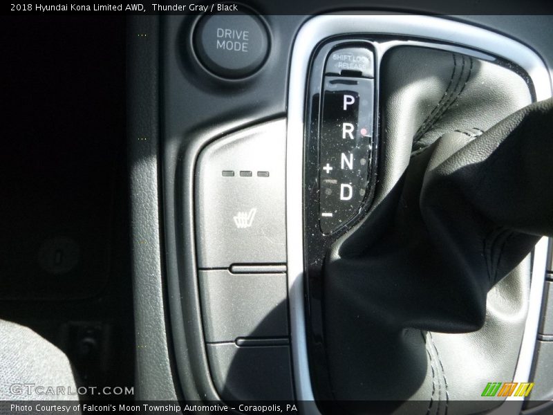 Thunder Gray / Black 2018 Hyundai Kona Limited AWD