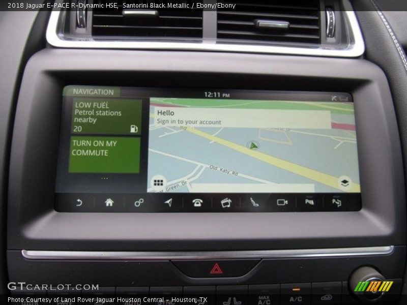 Navigation of 2018 E-PACE R-Dynamic HSE