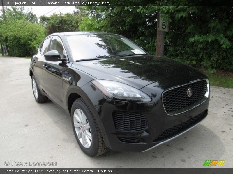 Santorini Black Metallic / Ebony/Ebony 2018 Jaguar E-PACE S