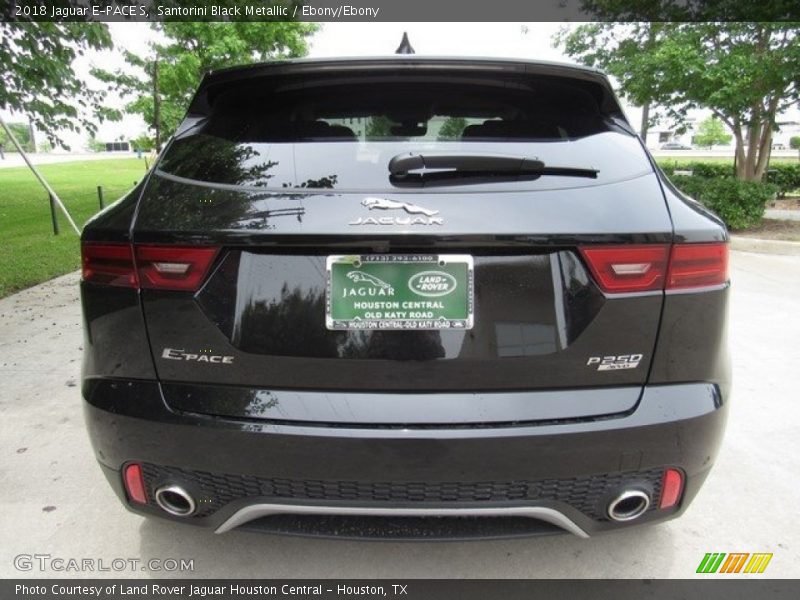 Santorini Black Metallic / Ebony/Ebony 2018 Jaguar E-PACE S