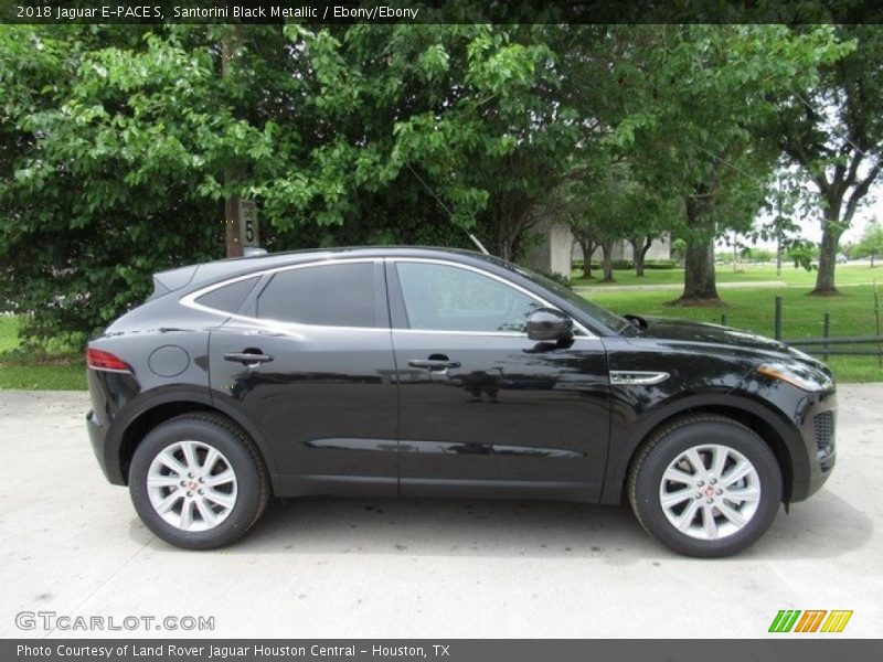 Santorini Black Metallic / Ebony/Ebony 2018 Jaguar E-PACE S