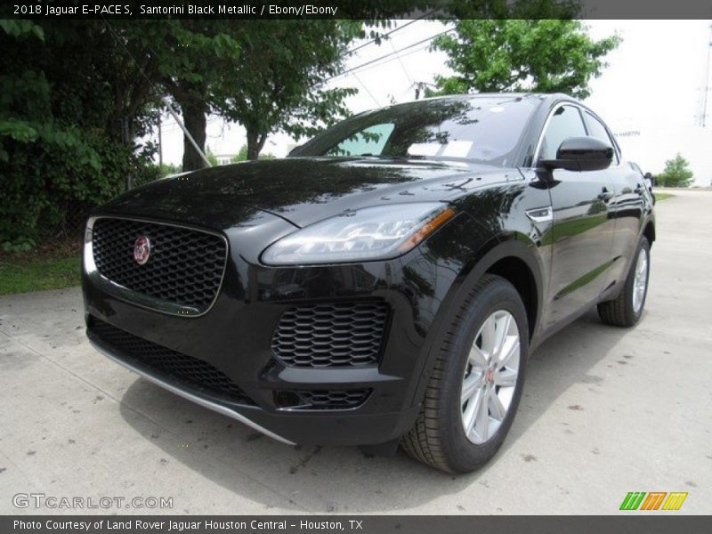 Santorini Black Metallic / Ebony/Ebony 2018 Jaguar E-PACE S