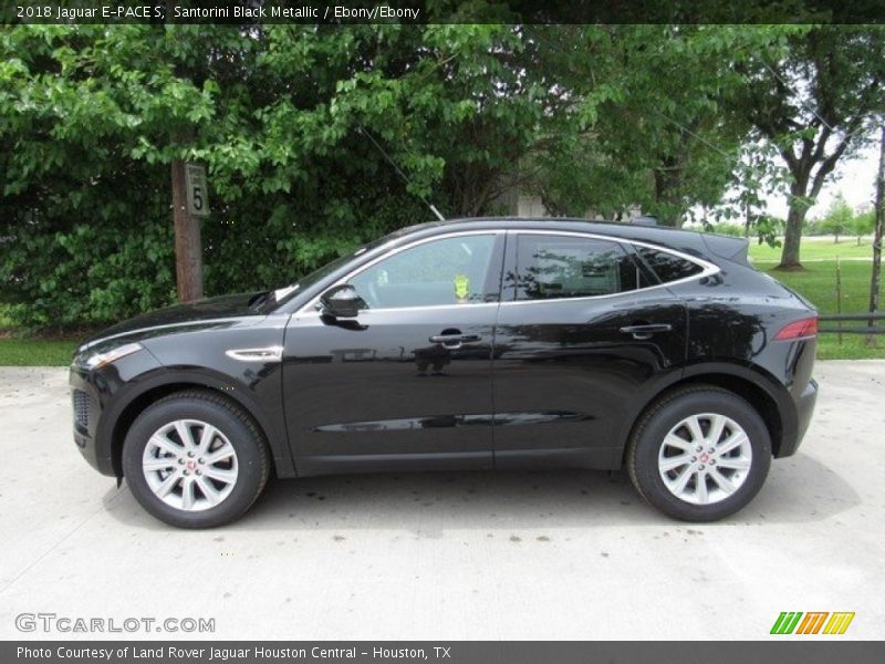 Santorini Black Metallic / Ebony/Ebony 2018 Jaguar E-PACE S