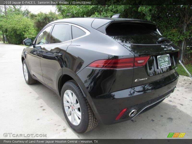 Santorini Black Metallic / Ebony/Ebony 2018 Jaguar E-PACE S