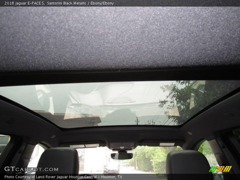 Santorini Black Metallic / Ebony/Ebony 2018 Jaguar E-PACE S