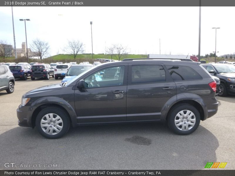 Granite Pearl / Black 2018 Dodge Journey SE