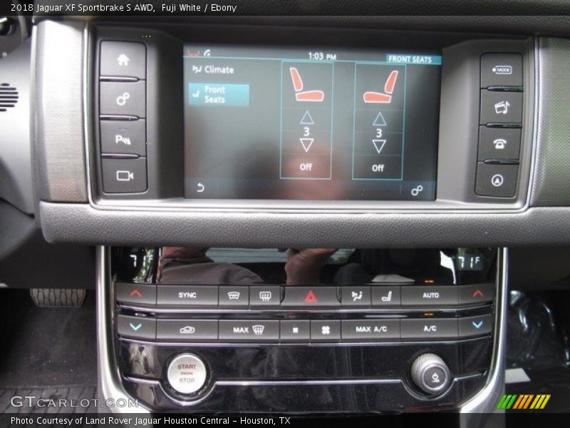 Controls of 2018 XF Sportbrake S AWD