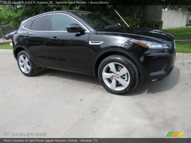 Santorini Black Metallic / Ebony/Ebony 2018 Jaguar E-PACE R-Dynamic SE