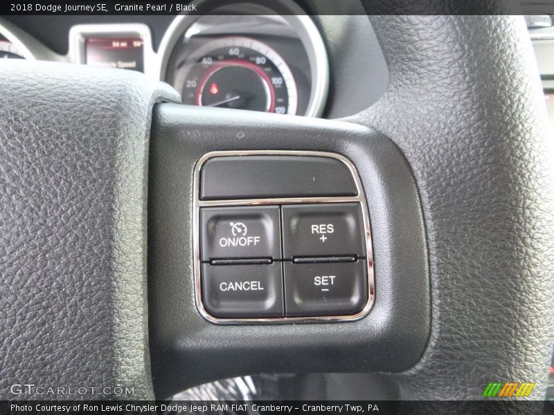 Granite Pearl / Black 2018 Dodge Journey SE