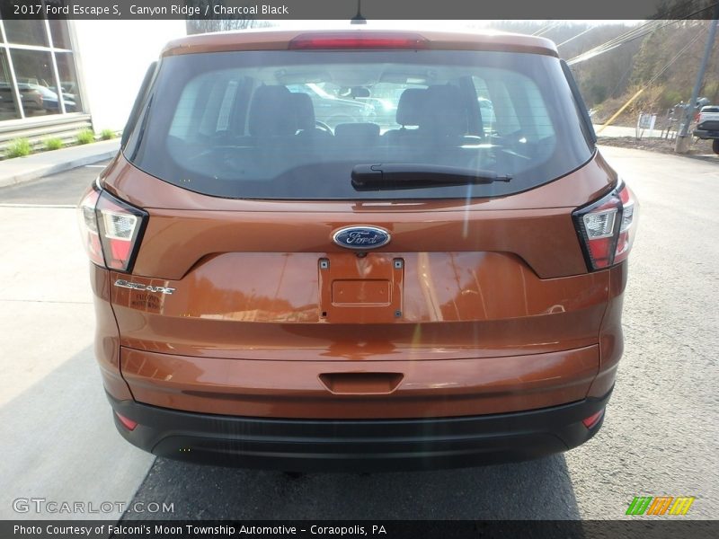 Canyon Ridge / Charcoal Black 2017 Ford Escape S