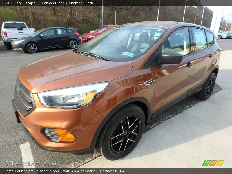 Canyon Ridge / Charcoal Black 2017 Ford Escape S