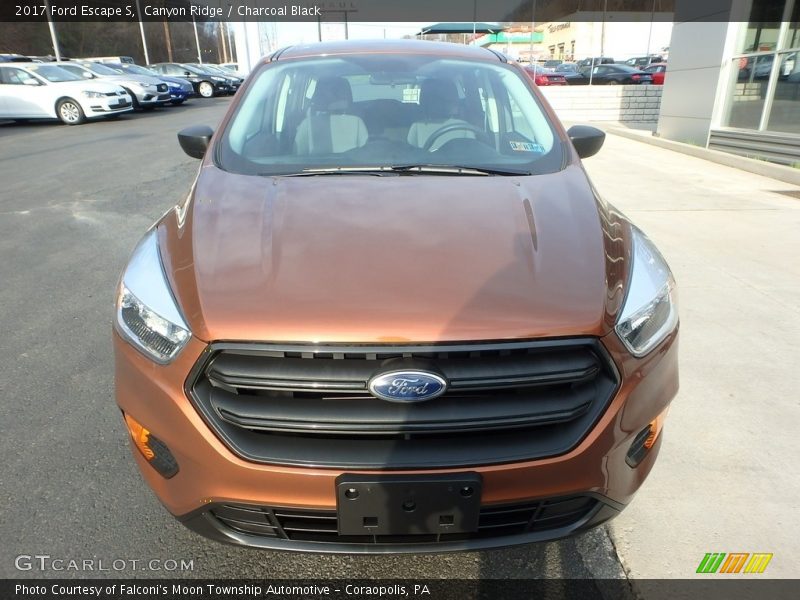 Canyon Ridge / Charcoal Black 2017 Ford Escape S