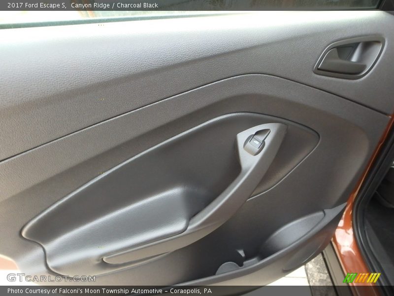 Canyon Ridge / Charcoal Black 2017 Ford Escape S