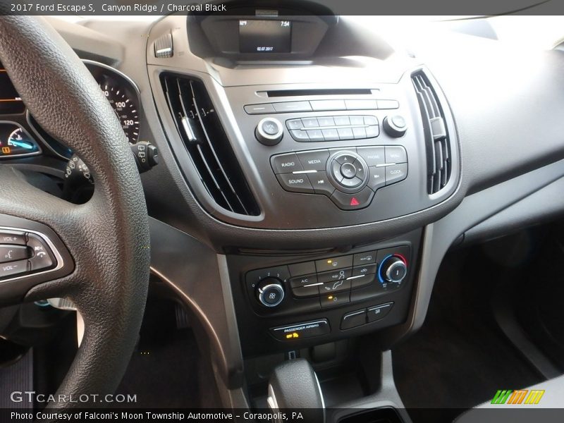 Canyon Ridge / Charcoal Black 2017 Ford Escape S