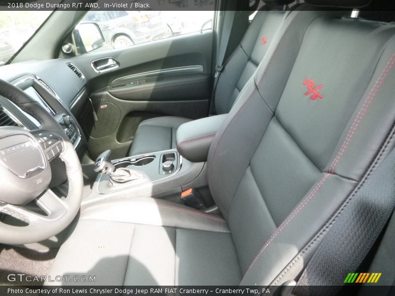 Front Seat of 2018 Durango R/T AWD