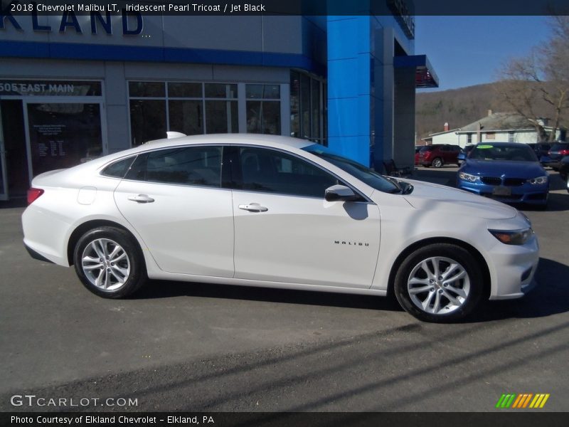 Iridescent Pearl Tricoat / Jet Black 2018 Chevrolet Malibu LT