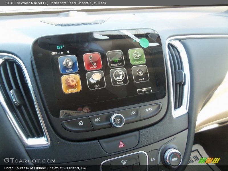 Iridescent Pearl Tricoat / Jet Black 2018 Chevrolet Malibu LT