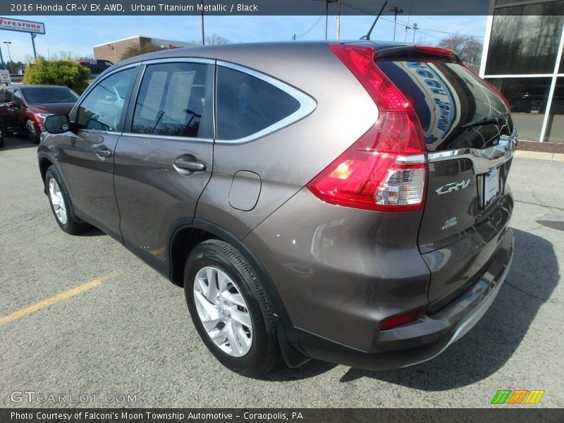 Urban Titanium Metallic / Black 2016 Honda CR-V EX AWD