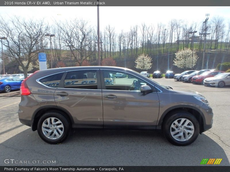 Urban Titanium Metallic / Black 2016 Honda CR-V EX AWD