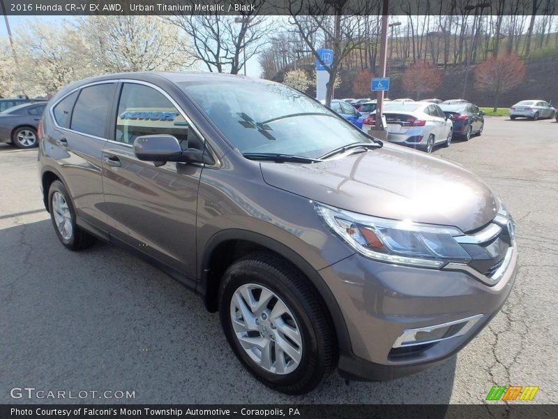 Urban Titanium Metallic / Black 2016 Honda CR-V EX AWD