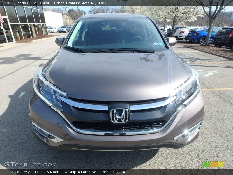 Urban Titanium Metallic / Black 2016 Honda CR-V EX AWD