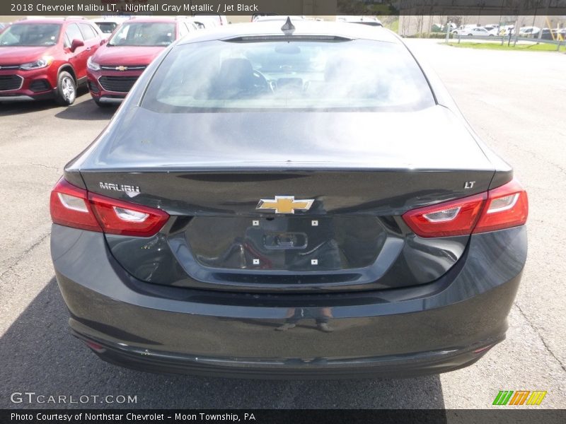 Nightfall Gray Metallic / Jet Black 2018 Chevrolet Malibu LT