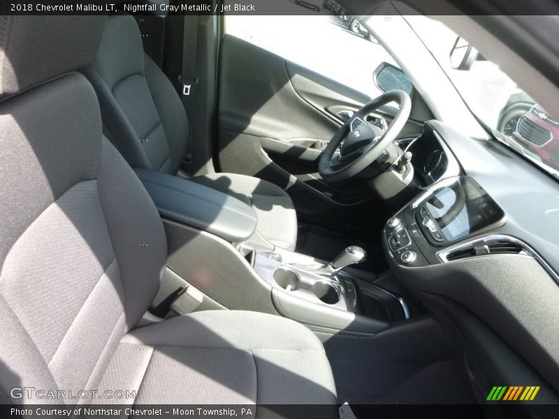Nightfall Gray Metallic / Jet Black 2018 Chevrolet Malibu LT