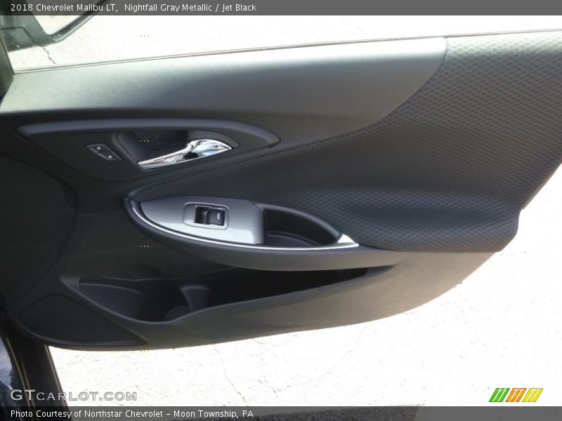 Nightfall Gray Metallic / Jet Black 2018 Chevrolet Malibu LT