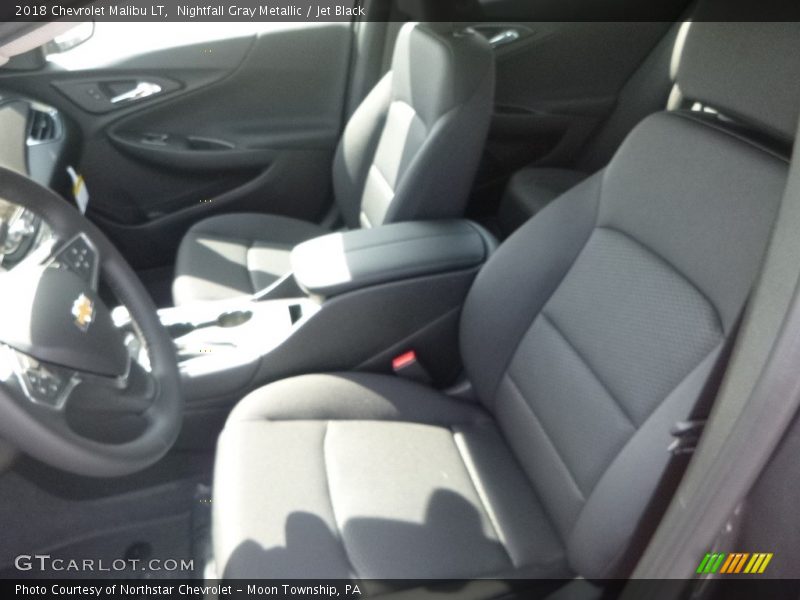 Nightfall Gray Metallic / Jet Black 2018 Chevrolet Malibu LT