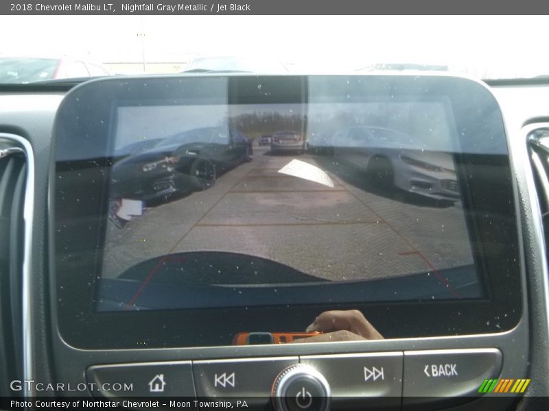 Nightfall Gray Metallic / Jet Black 2018 Chevrolet Malibu LT