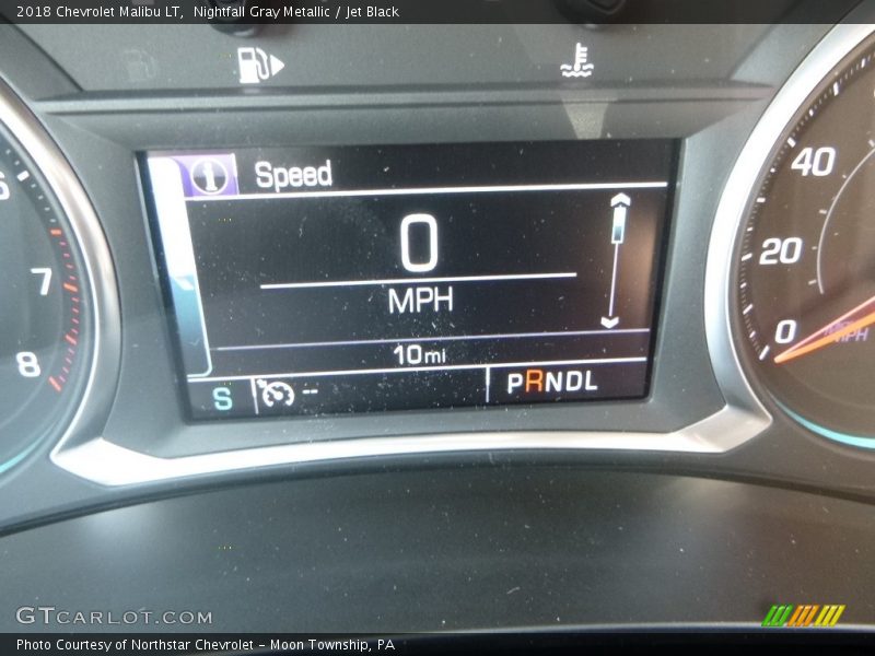 Nightfall Gray Metallic / Jet Black 2018 Chevrolet Malibu LT