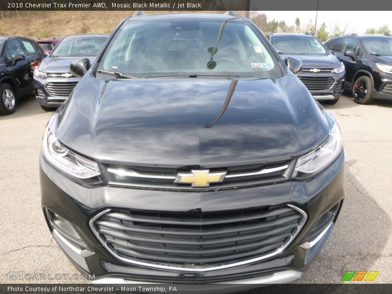 Mosaic Black Metallic / Jet Black 2018 Chevrolet Trax Premier AWD