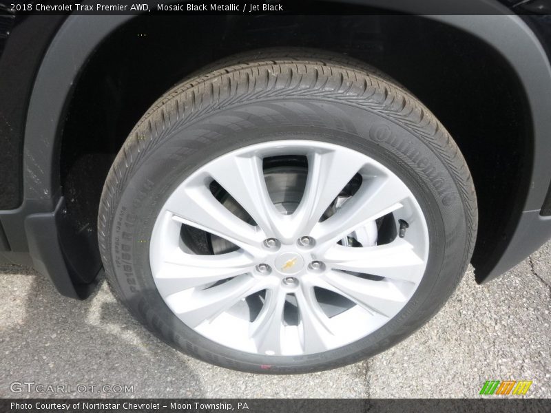 Mosaic Black Metallic / Jet Black 2018 Chevrolet Trax Premier AWD