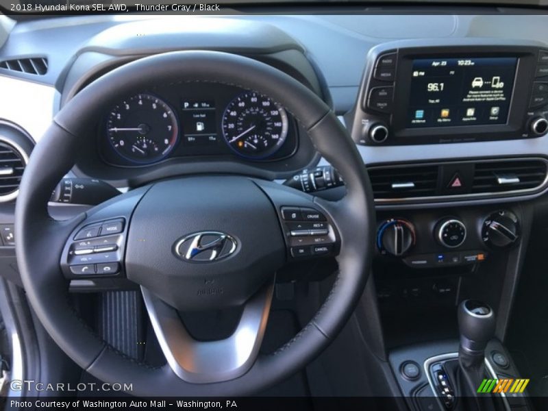 Thunder Gray / Black 2018 Hyundai Kona SEL AWD