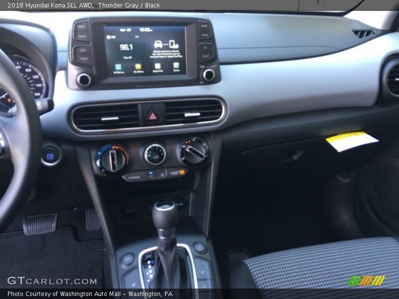 Thunder Gray / Black 2018 Hyundai Kona SEL AWD