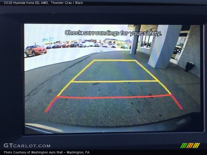 Thunder Gray / Black 2018 Hyundai Kona SEL AWD
