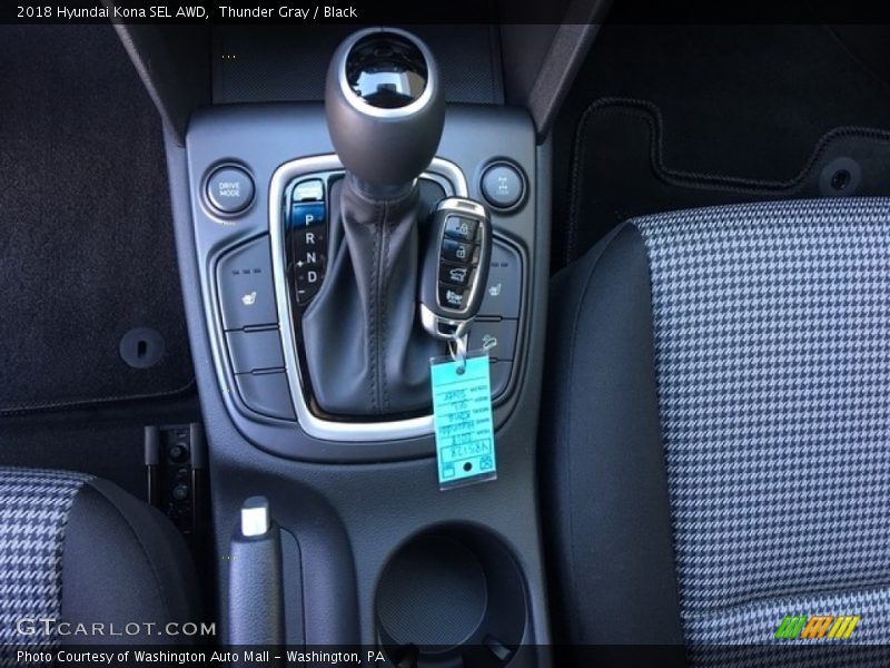 Thunder Gray / Black 2018 Hyundai Kona SEL AWD
