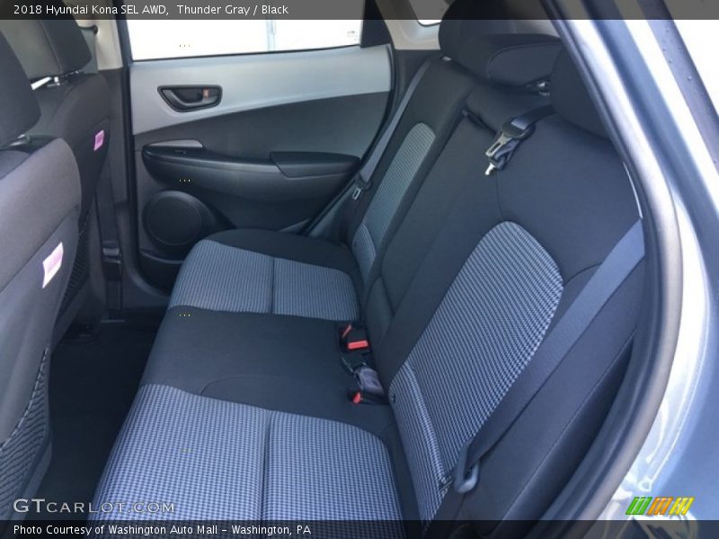 Thunder Gray / Black 2018 Hyundai Kona SEL AWD