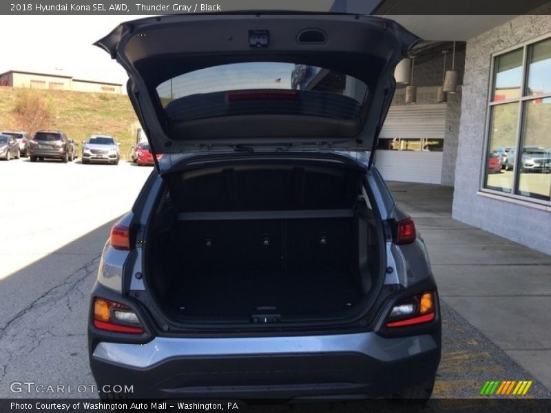 Thunder Gray / Black 2018 Hyundai Kona SEL AWD