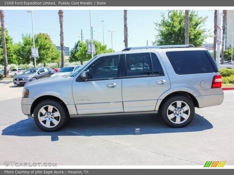 Pueblo Gold Metallic / Stone 2008 Ford Expedition Limited