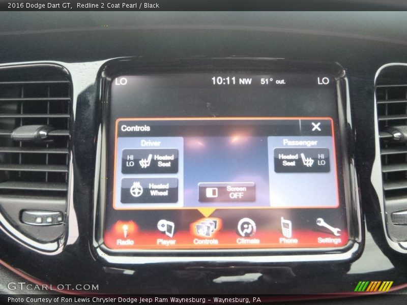 Redline 2 Coat Pearl / Black 2016 Dodge Dart GT