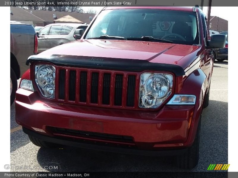 Inferno Red Crystal Pearl / Dark Slate Gray 2010 Jeep Liberty Sport 4x4