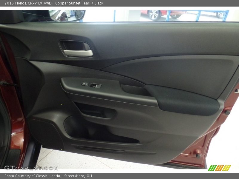 Copper Sunset Pearl / Black 2015 Honda CR-V LX AWD