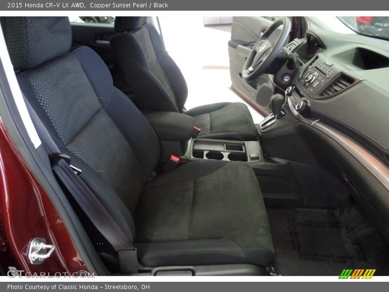 Copper Sunset Pearl / Black 2015 Honda CR-V LX AWD