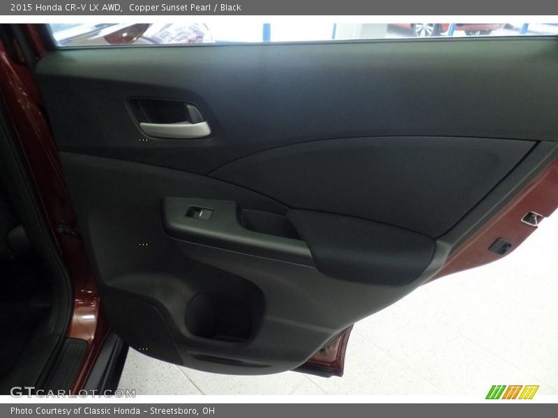 Copper Sunset Pearl / Black 2015 Honda CR-V LX AWD